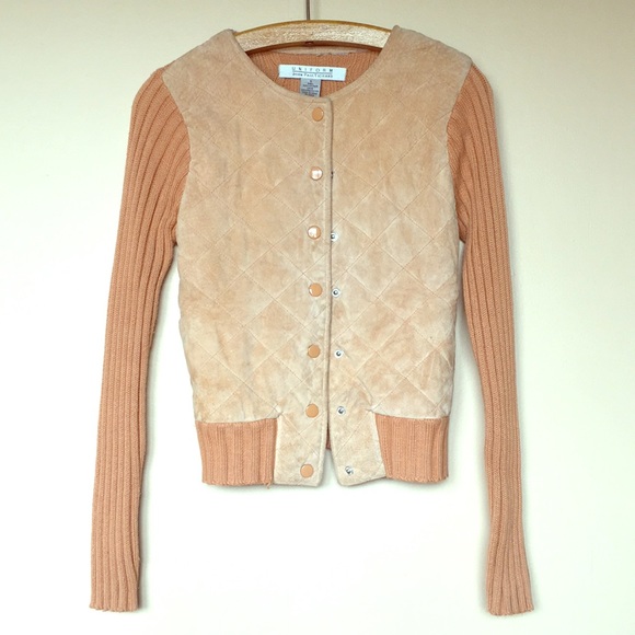 JohnPaulRichard Jackets & Blazers - Orange/Tan Snap Button Jacket